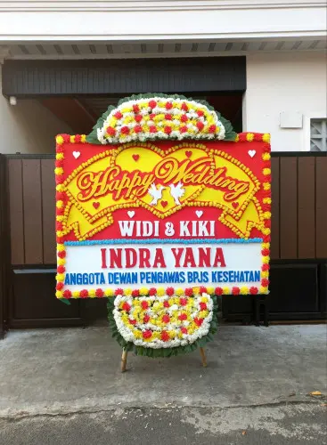 Papan Bunga Pernikahan poris jaya